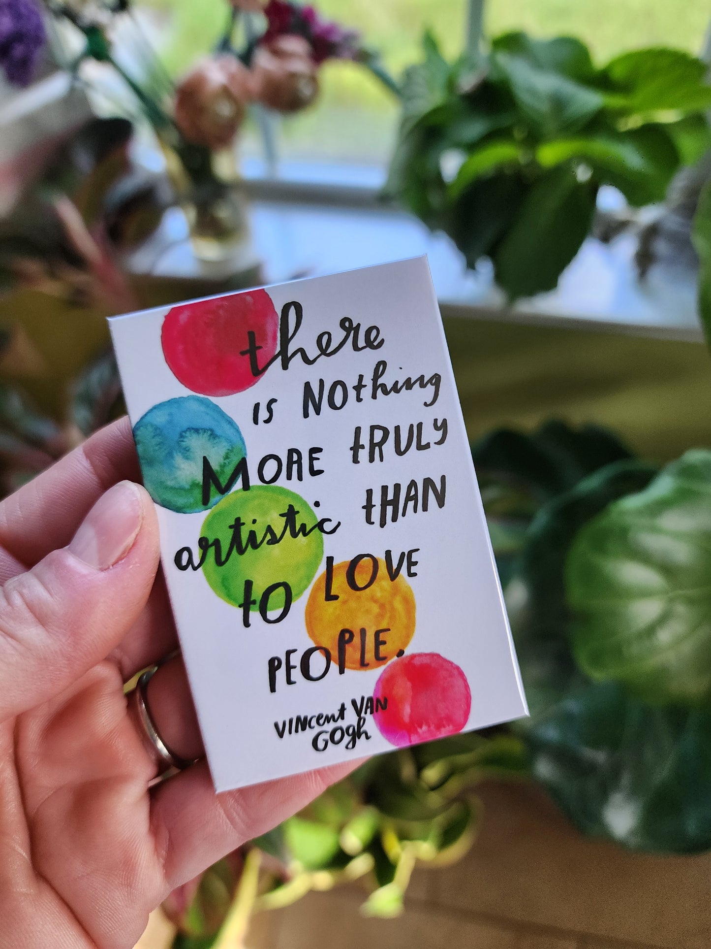 Vincent Van Gogh Quote- Free Shipping!